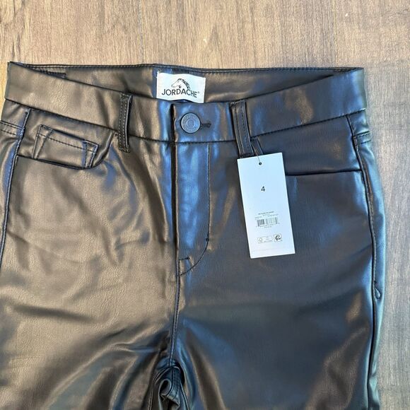 Jordache Sleek Black Flare Pants - Picture 2 of 9